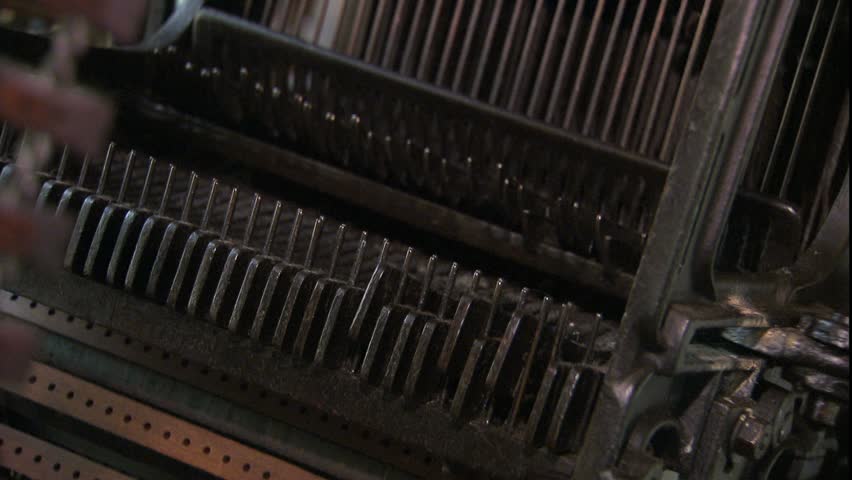 timing belt entering loom, rack focus, Pawtucket, RI