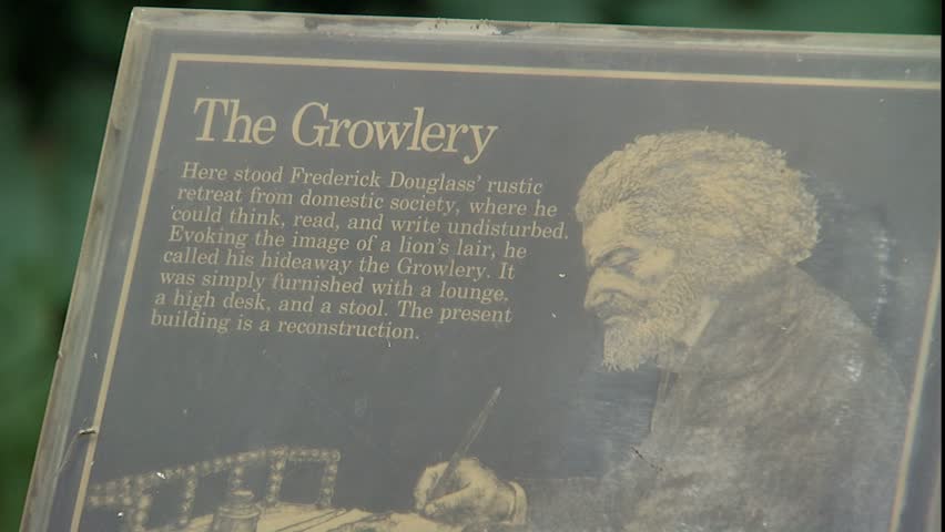 Frederick Douglass' growlery, where he wrote and went to for privacy and solitude.