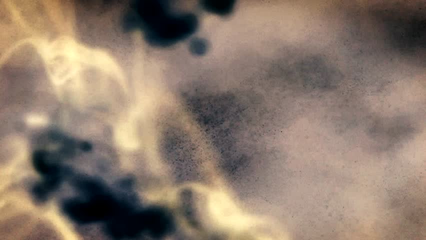 Ink droplet in water