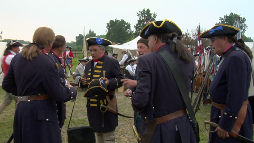 STAFFARDA, ITALY - CIRCA 2012: Reenactment of the battle fought during Nine Years' War in Piedmont-Savoy (northern Italy) on 18 August 1690. It was a victory for the French commander against the Duke of Savoy.