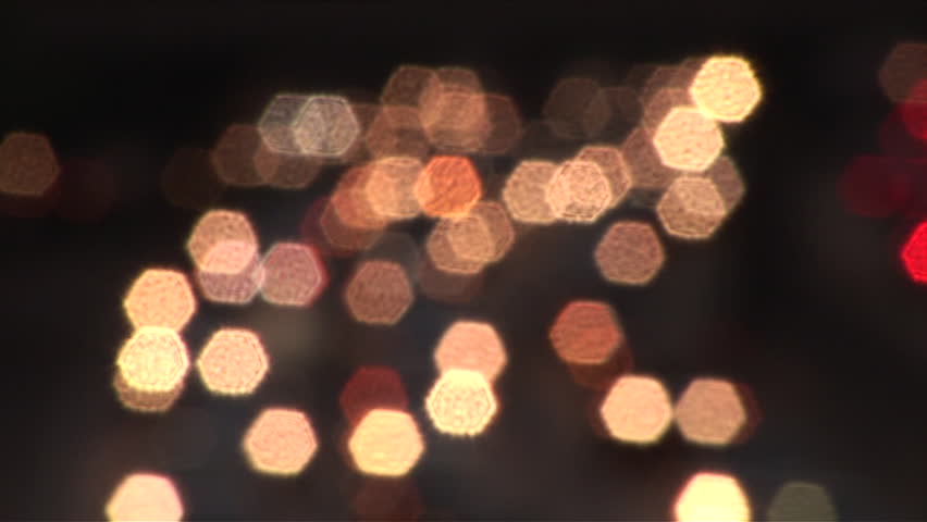 Blurred view of night traffic in Los Angeles United States