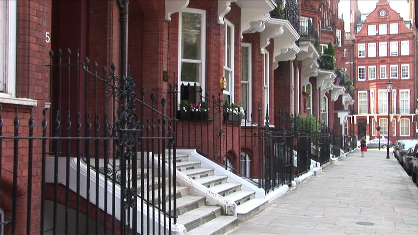 View of a City Street in London United Kingdom