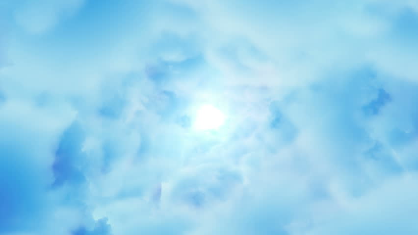 Heavenly flight towards the light
