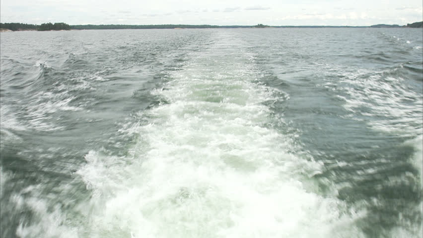 Waves from a boat
