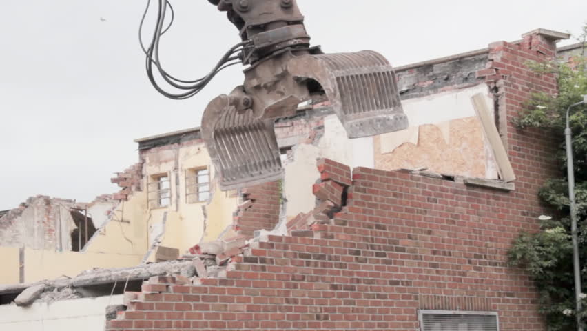 Demolishing old building