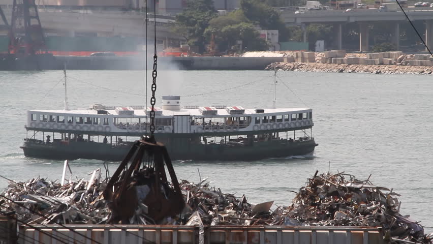 Scrap metal recycling in Hong Kong