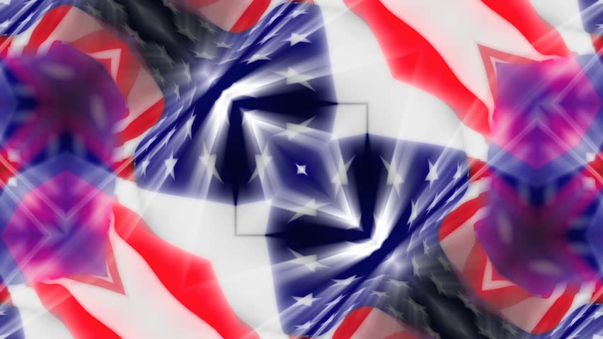 HD - American Flag 0208 - A kaleidoscopic American flag waves in the breeze (Loop).

Formats available: HD-NTSC-PAL