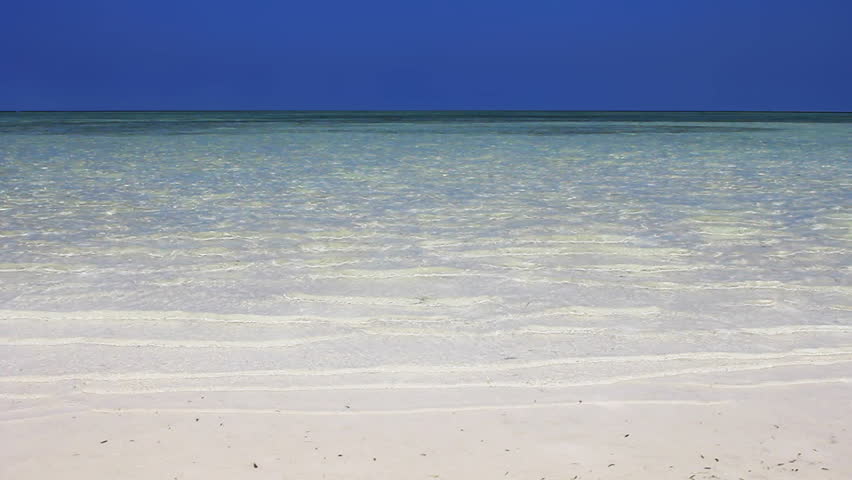 tropical beach,crystal clear water