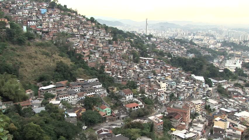 Panorama of Rio De Janeiro, Brazil With Famous Mountain Scapes in the Background