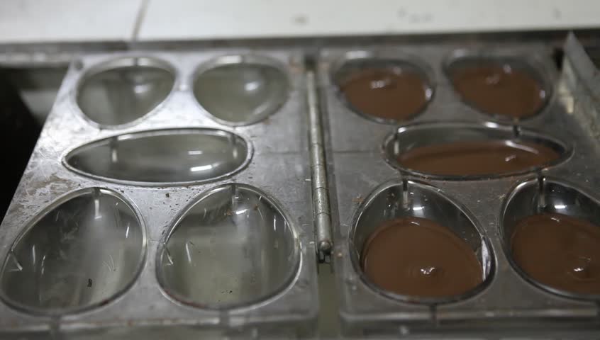 Chocolate-making factory in the "Del Turista" in San Carlos de Bariloche, Argentina