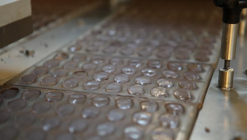 Chocolate-making factory in the "Del Turista" in San Carlos de Bariloche, Argentina