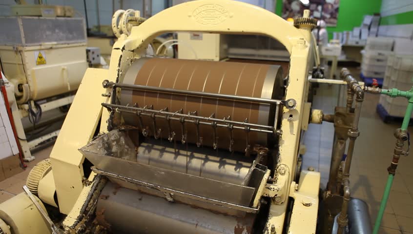Chocolate-making factory in the "Del Turista" in San Carlos de Bariloche, Argentina