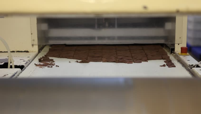 Chocolate-making factory in the "Del Turista" in San Carlos de Bariloche, Argentina