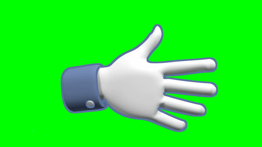 thumbs up and thumbs down signs on green screen