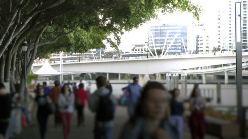 People walking