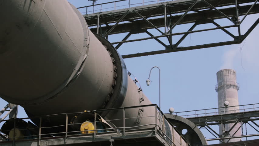 Cement production factory