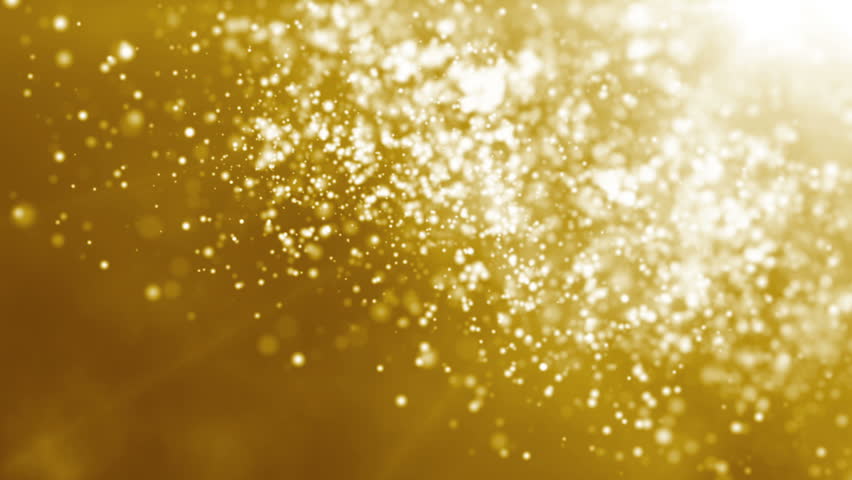 Golden particle seamless background