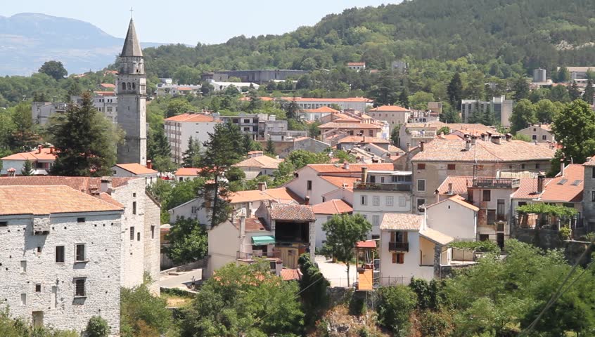 View of Pazin in Croatia