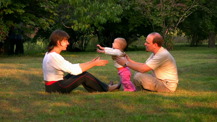 happy family 7   SEPTEMBER 25: family  on the nature Beijing, China 25/09/2008