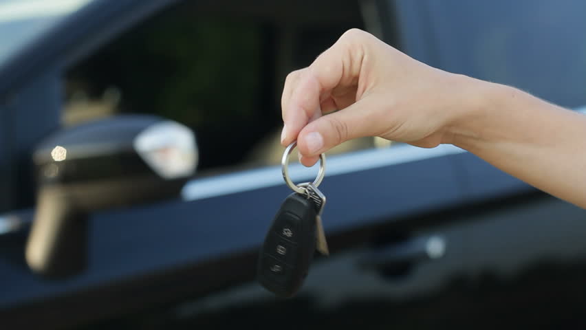 close up of car keys