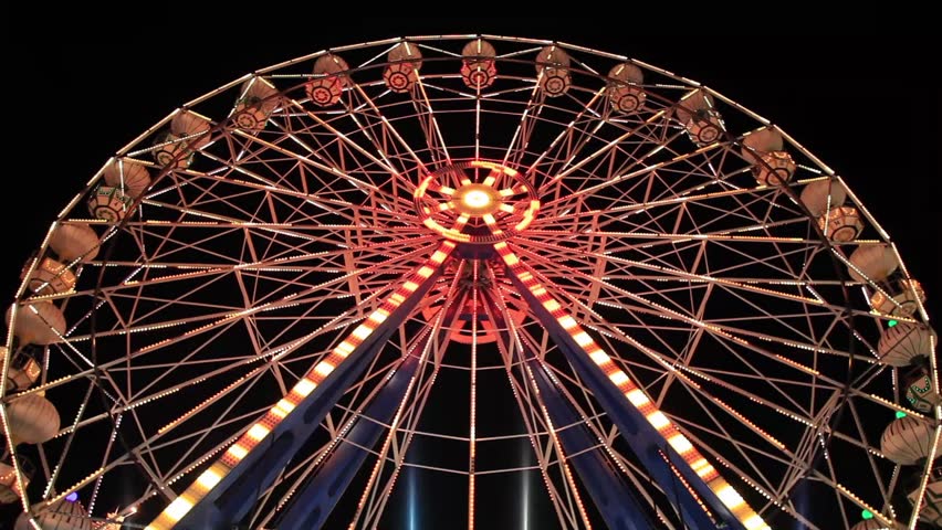Ferris wheel at amusement park