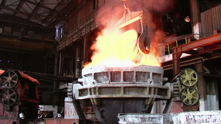 Metallurgy / Closing the melting furnace...