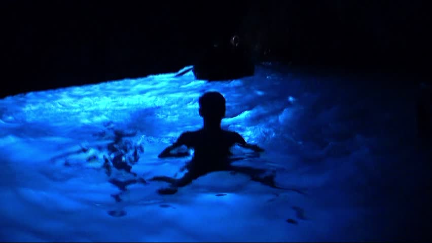 Blue grotto in Capri, Italy.