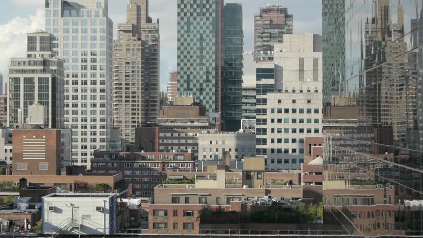 aerial view of skyline