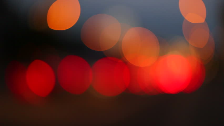 Traffic Light speed in the night with dynamic cars in Berlin  - 1080p FullHD Timelapse