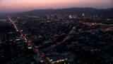 Flying around Los Angeles and surrounding neighborhood.
