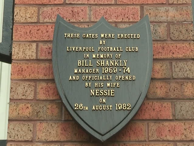 bill shankly memorial plaques