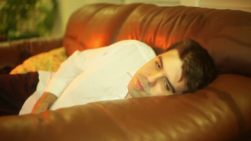Sleeping on a couch