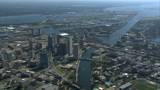 Aerials of Miami Beach during Superbowl Boat Parade