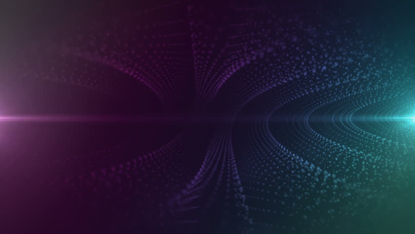Stellar Eclipse Blue Purple abstract background loop