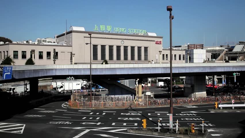 TOKYO, JAPAN â NOVEMBER 15: Taxis Outside Ueno Station November 15, 2011