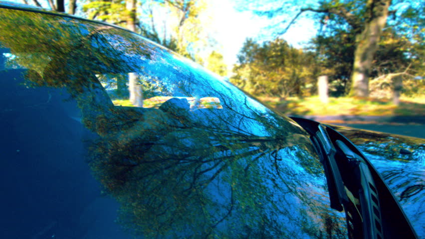 man inside the car, driving and steering