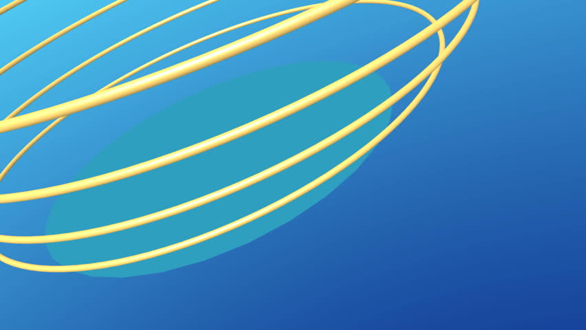 blue abstract planet