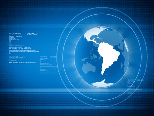 NTSC Digital world with Globe