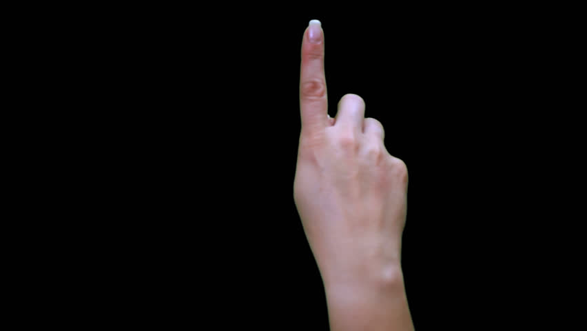 Gesture Female Smartphone Hand Touchscreen