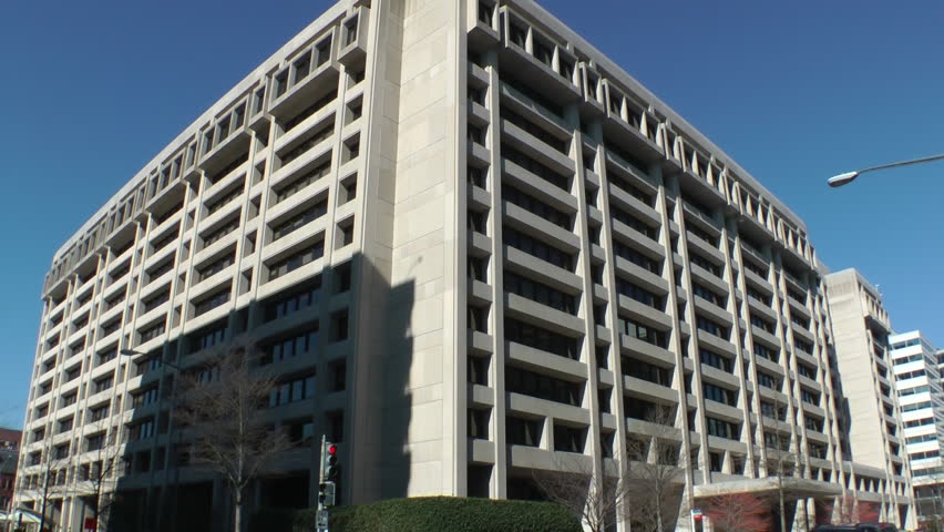 WASHINGTON, DC, FEB. 2012.  IMF (International Monetary Fund) Headquarters in Washington, DC. IMF makes loans to member nations in need, especially critical during financial crises.