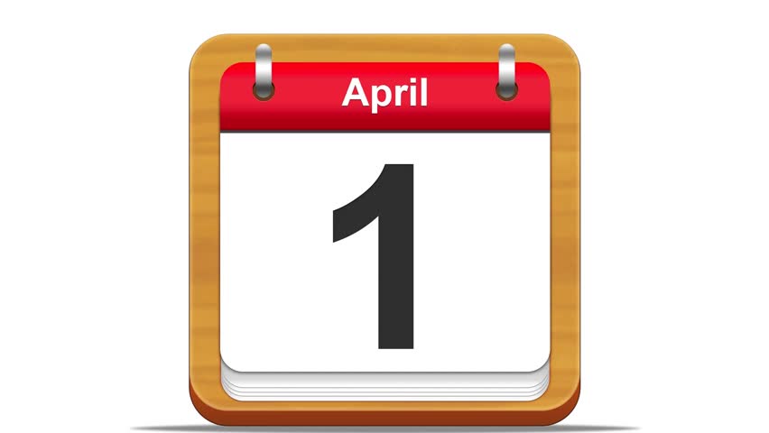 April calendar.