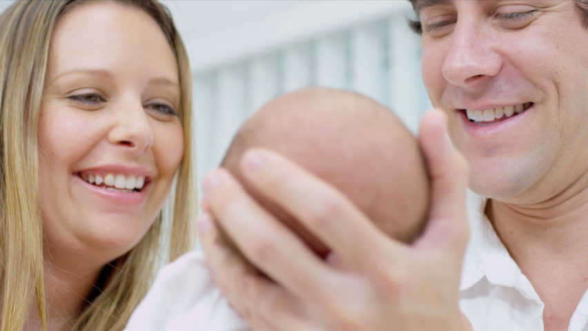 Proud Parents Newborn Child
