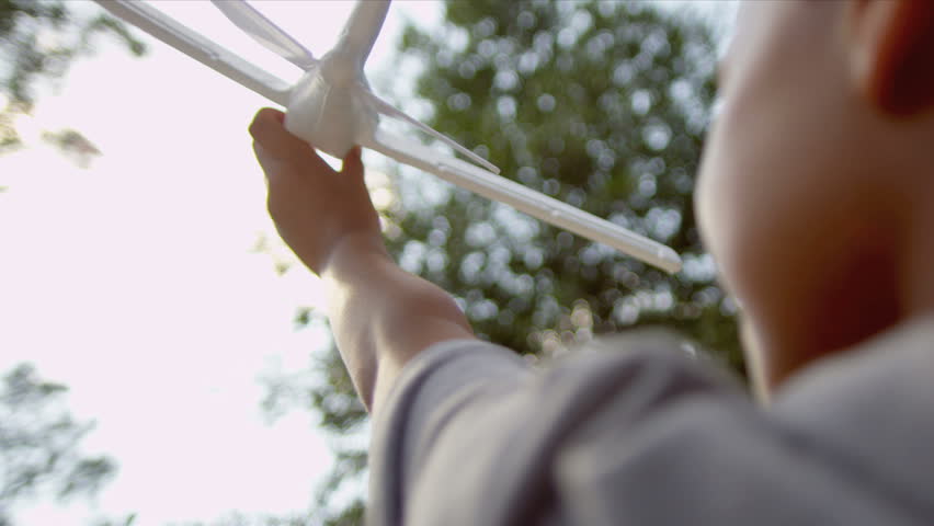 Childhood Dreams with Toy Airplane