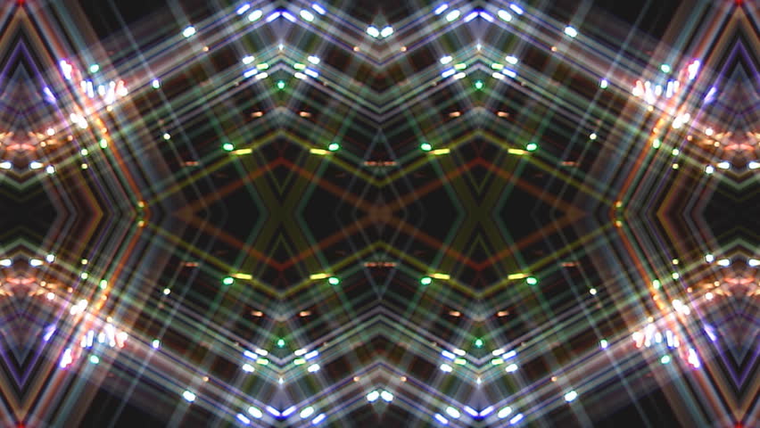 Psychedelic blast of altered fireworks.