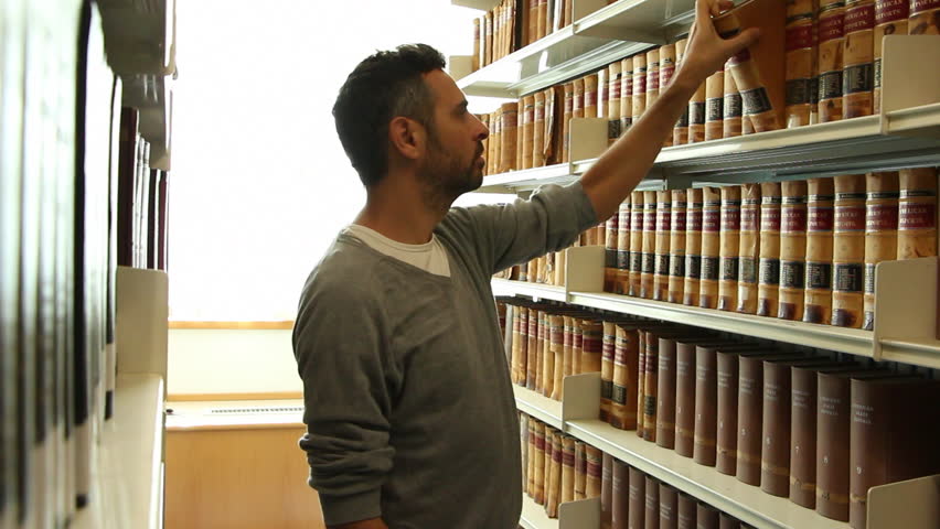 Student pick library book