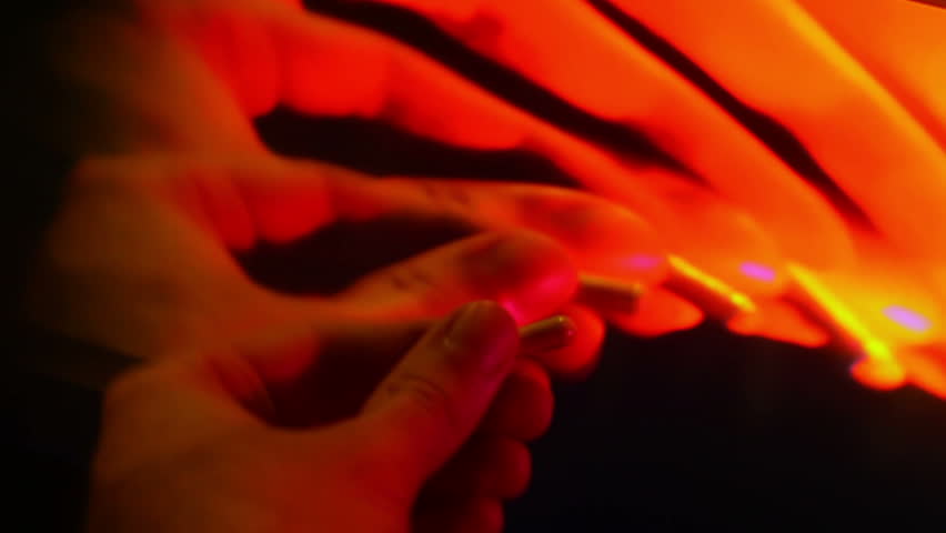 Trippy drugs concept