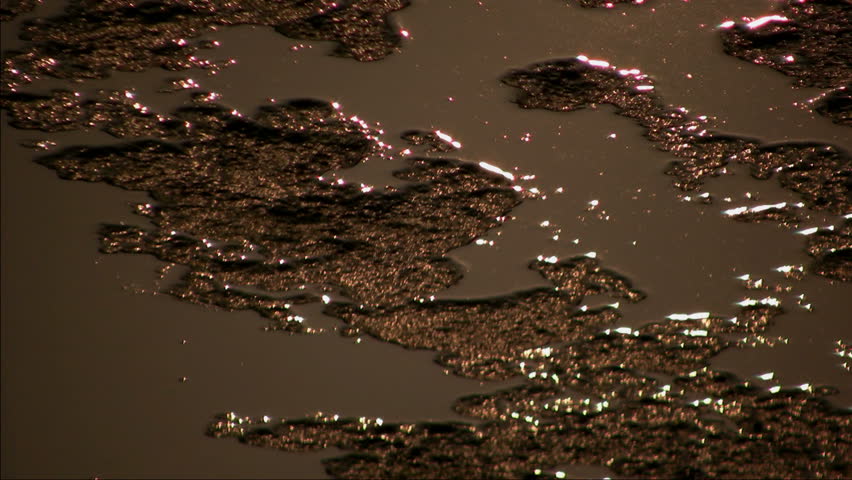 Sun reflexion in liquid metal 2008/12/30
