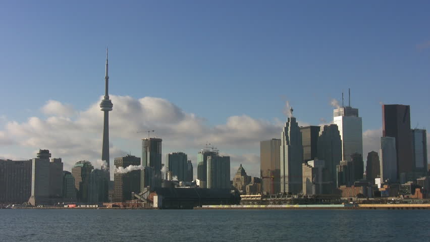 Toronto skyline. Realtime.