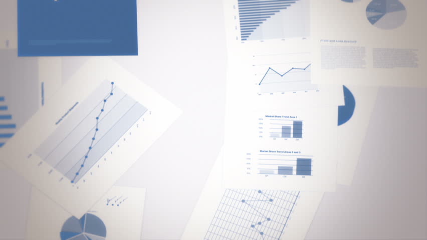 Earnings Report Concept Seamless Background Loop