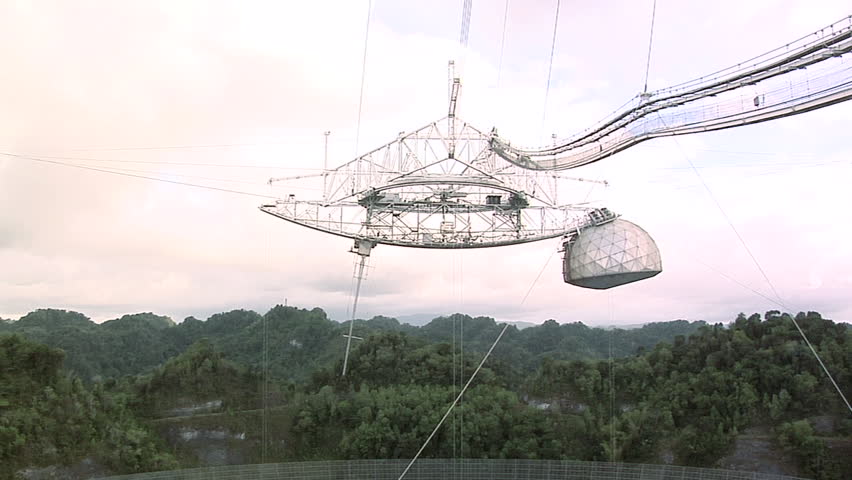 USA, PUERTO RICO - CIRCA APRIL 2009: The biggest Radio Telescope in the World at Arecibo